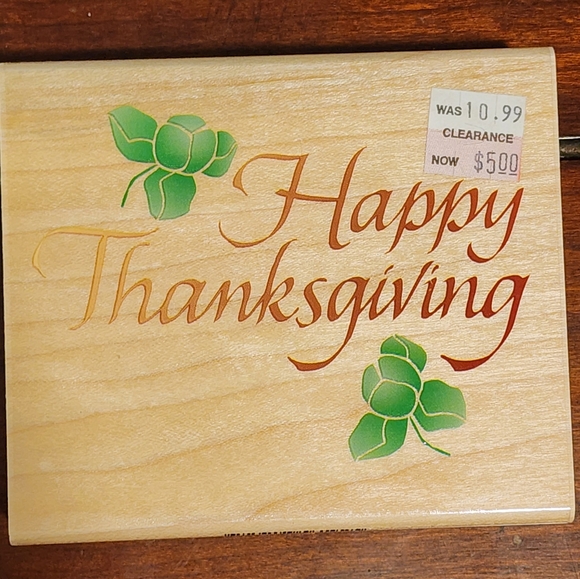 8 Thanksgiving Rubber Stamps - Picture 4 of 11